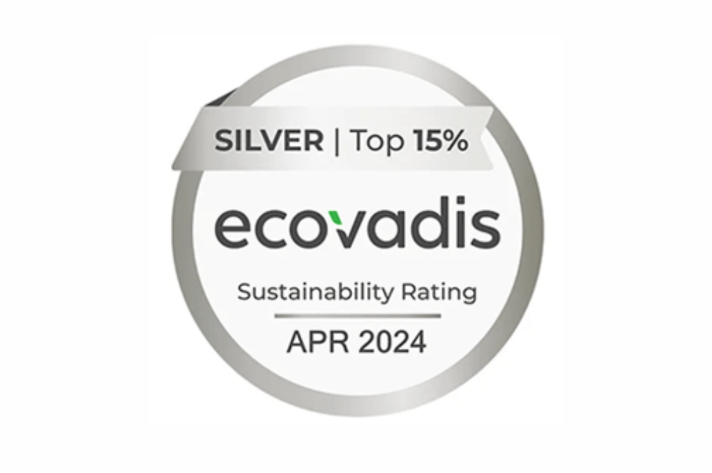 EcoVadis prestigious Silver Company Award 2024